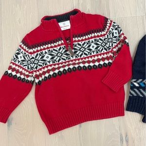 Hanna Andersson 3T 90cm half zip sweater